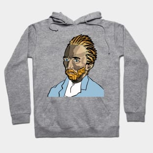 Van Gogh portrait - moody Hoodie